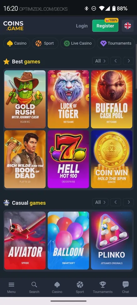 Coins.Game · lobby
